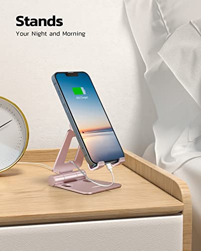 Nulaxy Full Aluminum Dual Folding Cell Phone Stand f | Phone Accessori - Image 3