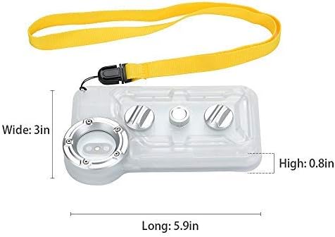 Underwater Photography Waterproof Phone Case Pouch Compatible iPhone XSMAX Enhanced Underwater Cell Phone Dry Bag Camera O Lens Protector with Armband Ring Full Sealed Waterproof Case IPX8 Certified