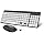 HXMJ-Wireless Large Print Keyboard and Mouse Set with USB Receiver| Quiet Scissor Switch | for Seniors and Visually Impaired Low Vision Individuals-White