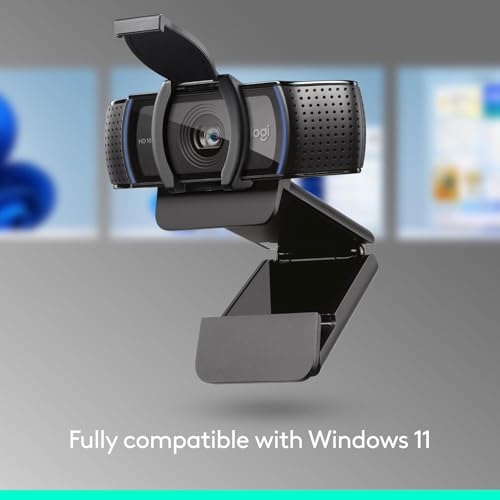 Logitech C920e HD 1080p Mic Enabled Webcam Certified Zoom Microsoft Teams