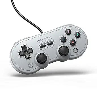 8Bitdo Sn30 Pro USB Wired Gamepad for Switch, Windows & Raspberry Pi(Gray Edition)
