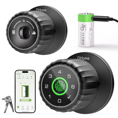 GHome Smart Fingerprint Door Lock, 4-in-1 Smart Lock - Image 2