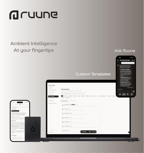 Ruune AI Voice Recorder, Transcribe & Summarize, Personal AI Assistant