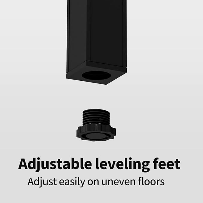 Tall Plant Stand Indoor, Modern Black Aluminum Alloy Plant Shelf, Corner Flower Pot Holder Organizer for Living Room, Balcony, Patio, Garden (L15.8 x W23.6 x H19.7 inch)