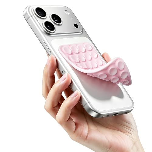 DreamsLink.LC Silicone Double-Sided Suction Phone Mount - BabyPink Small
