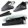 Scanfield Under Desk Cable Management Tray, No-Screw, 17-Inch, 2-Pack Black