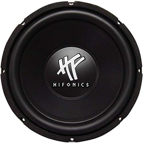 Hifonics 2 Pack Subwoofers, 12" 1600W Car Audio DVC Speakers Bundled with QPower Ported Enclosure Box