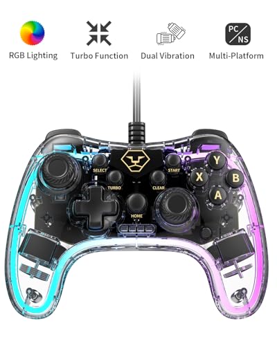 Aolion gaming PC20 Wired Controller for Windows PC, Switch, TV Box and PS3