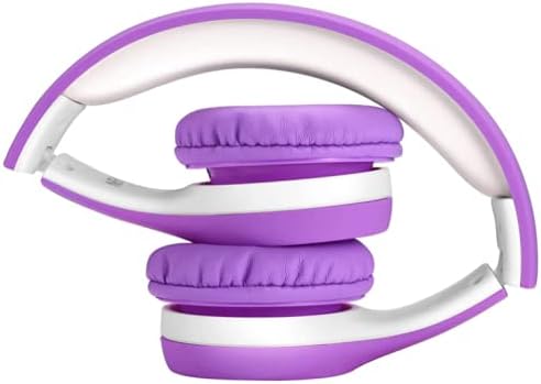 Nenos Purple Kids Headphones - Limited Volume Children's Headphones for Toddlers