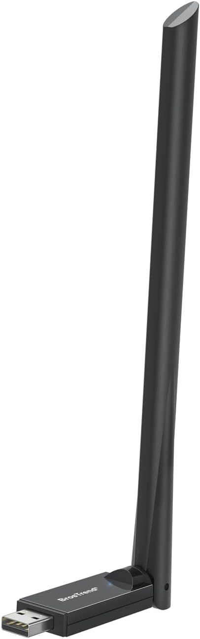 BrosTrend AX900 USB WiFi 6 Adapter, 6dBi High Gain USB WiFi Antenna for PC