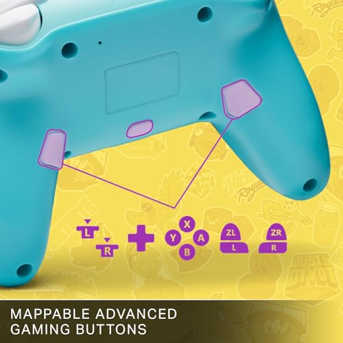 PowerA Enhanced Wireless Controller for Nintendo Switch/Switch 2 / Switch Lite/OLED Model - Fortnite Sticker Mania - Gamepad, game controller, Officially Licensed