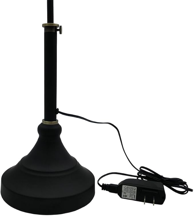 HomeFocus - Piano Light,LED Piano Lamp,Music Lamp,Eye-Caring,Stepless Dimming,Touch Dimmable Reading Light,Reading Lamp for Home Office,Adjustable Height,Multi-Functional Desk lamp,Metal,Black+Gold.