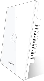 Matter Smart Light Switch, WiFi Touch Wall Switch, Neutral Required, White - Image 1