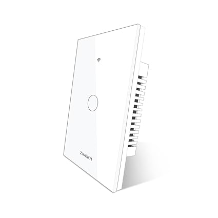 Matter Smart Light Switch, WiFi Touch Wall Switch, Neutral Required, White