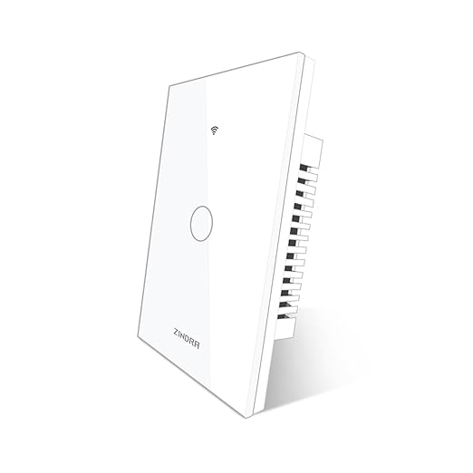 Matter Smart Light Switch, WiFi Touch Wall Switch, Neutral Required, White