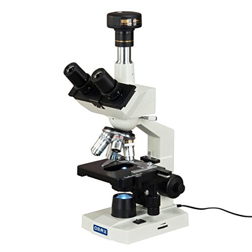 OMAX M83EZ-C50U 2500X Trinocular Digital Compound Microscope with 5 MP