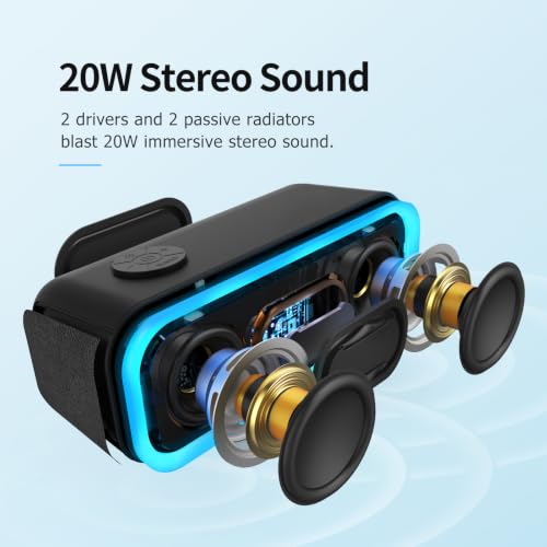 DOSS SoundBox Pro Bluetooth Speaker, 20W Stereo Soun - Image 3