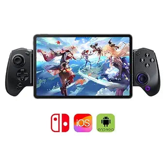 abxylute S8 Bluetooth Mobile Gaming Controller for Switch 1&2, iPhone15/16/17/18 Pro Max/iPhone Duo, iPad Android Phones Tablets, Portable Wireless Gamepad with Hall Joystick, Hall Trigger, Customizable Buttons＆Key Mapping