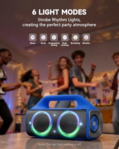 Outdoor Bluetooth Speaker: 80W Peak, 20H, IP67 Water - Image 4