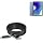 BoxWave Cable Compatible with Oscal Pad 13 - PowerDisplay PD Cable (6ft) - USB-C to USB-C (100W), LED Wattage Info Extra Long Braided Nylon - Jet Black