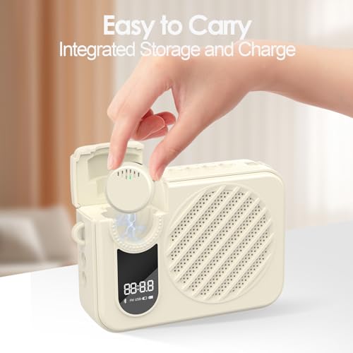 Voice Amplifier with Wireless Microphone, Classroom Teacher Microphone