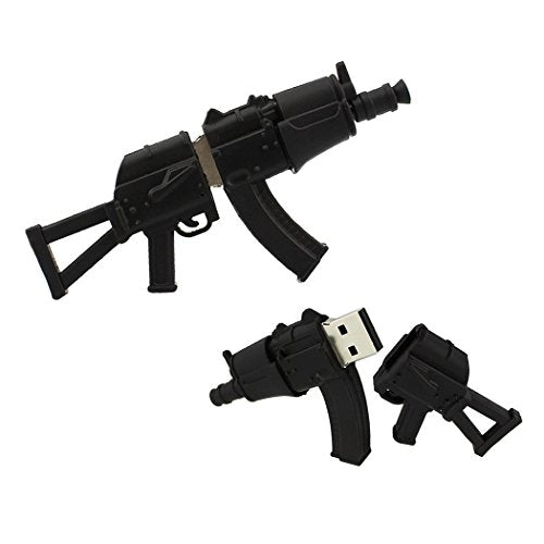 USB Flash Pen Drive Cartoon Cute Pendrive Data Storage Thumb Memory Stick Stick Funny Gift Gun Shape AK 32GB