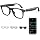 Smart Glasses for Men & Women, Audio Photochromic Glasses with Translation