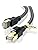 Cat 8 Ethernet Cable 50FT, High-Speed Braided Internet Cable Network Cord with Gold Plated RJ45 Connector 40Gbps 2000Mhz Heavy Duty LAN Cable Shielded Indoor