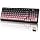 LexonElec M96 Wireless Keyboard, Low Profile Quiet Typing Membrane Gaming Keyboard with Smart Display & Knob, RGB Backlit, USB C Rechargeable, 94 Keys PBT Keycap for Windows PC, Mac, Linux-BlackBerry
