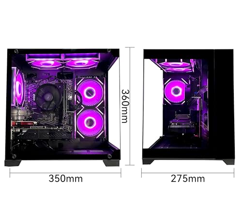 SKYESEV Gaming Desktop Computer PC,AMD Ryzen 5 5600,RTX3050 6GB,32GB DDR4