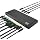 Laptop Docking Station, 12-in-1 USB-C Docking Station, Triple Display with 1xHDMI and 2xDP, 10 Gbps USB-C and 5 Gbps USB-A Data, Ethernet, Audio, 100W Charging for Dell, HP, Lenovo and More