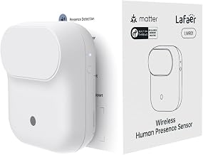 Wireless Human Presence Sensor LWR01, mmWave Radar, Occupancy & Motion Sensor, Battery-Powered, IPX3 Water Resistant, Matter Over Thread, Requires Thread-Compatible Smart Home Hub/Router - Image 1
