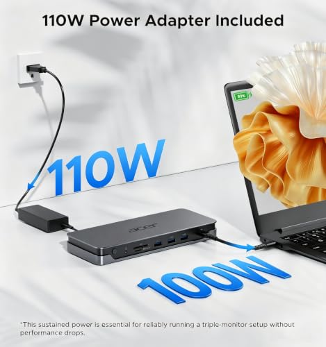 Acer 13-in-1 Laptop Docking Station, USB-C 3 Display | USB Hubs - Image 5