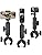 SOONSUN Heavy-Duty Super Clamp Mount for Insta360 and GoPro Action Cameras