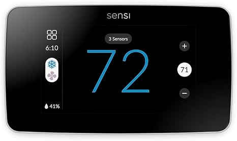 Sensi Touch 2 Smart Thermostat Wi-Fi, Alexa, Energy Star Certified, ST76