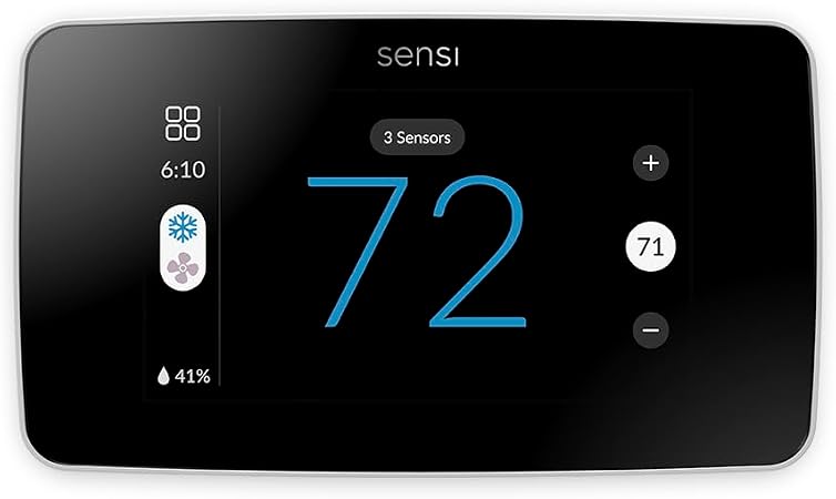Sensi Touch 2 Smart Thermostat Wi-Fi, Alexa, Energy Star Certified, ST76