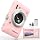 Fansbe Smart Digital Camera, 4K Vlogging Camera with 64MP, Point and Shoot Digital Cameras with 18X Zoom, Anti-Shake, Mode Dial, 32GB SD Card, Card Reader, Charger, Compact Small Cameras, Blush Pink