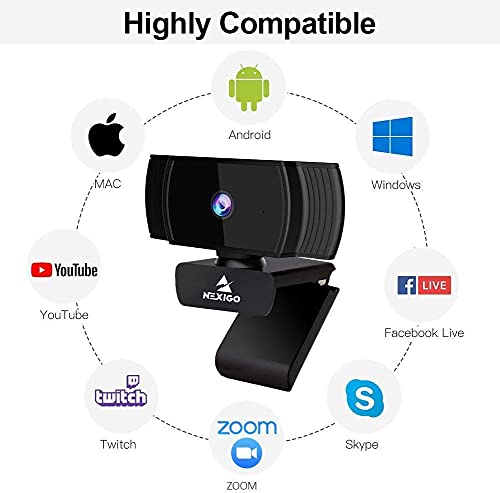 NexiGo N930AF Webcam with Microphone for Desktop, Au | Computer Access - Image 6