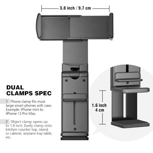 Perilogics Universal Airplane Phone Holder Mount, Pl | Phone Accessori - Image 6