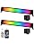 2 Pack 50W RGB Wall Washer Light, Indmird Stage Wash Light Bar, RGB Light Bar, Warm 3000K & 16 Million Colors&Timing& Music Sync, for Commercial Lighting, Birthday Party, Garden Lighting, Wall Display