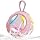 Portable Bluetooth Speaker, IPX7 Waterproof Wireless Outdoor Speakers, Mini Shower Speaker, Floating, Built-in Mic, 24H Playtime with LED Lights,Loud HD Sound, Powerful Bass, Gifts for Unisex - Pink
