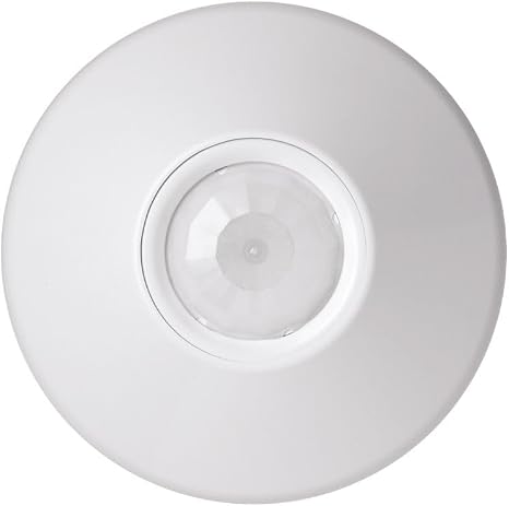 SensorSwitch Ceiling Motion Sensor, PDT Passive Dual Technology Passive Infrared PIR and Microphonics Occupancy Sensor, 360° Large Motion Detection, Indoor Use, Line Voltage, Extended Range