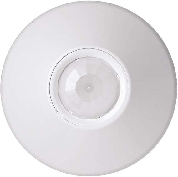 SensorSwitch Ceiling Motion Sensor, PDT Passive Dual Technology Passive Infrared PIR and Microphonics Occupancy Sensor, 360° Large Motion Detection, Indoor Use, Line Voltage, Extended Range