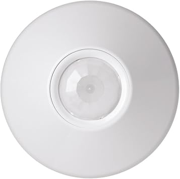 SensorSwitch Ceiling Motion Sensor, PDT Passive Dual Technology Passive Infrared PIR and Microphonics Occupancy Sensor, 360° Large Motion Detection, Indoor Use, Line Voltage, Extended Range