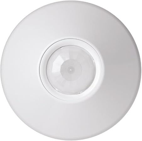 SensorSwitch Ceiling Motion Sensor, PDT Passive Dual Technology Passive Infrared PIR and Microphonics Occupancy Sensor, 360° Large Motion Detection, Indoor Use, Line Voltage, Extended Range