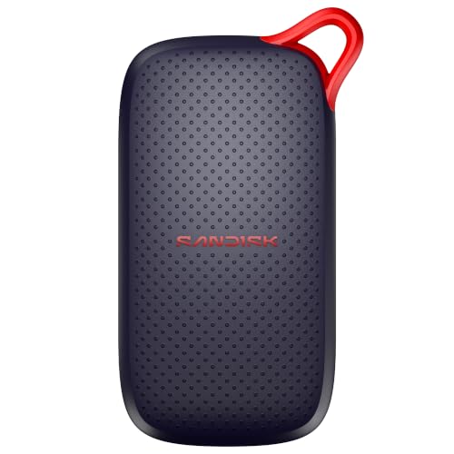 Sandisk 2TB Portable SSD, Up to 1000MB/s Read Speeds, Black (New Model)