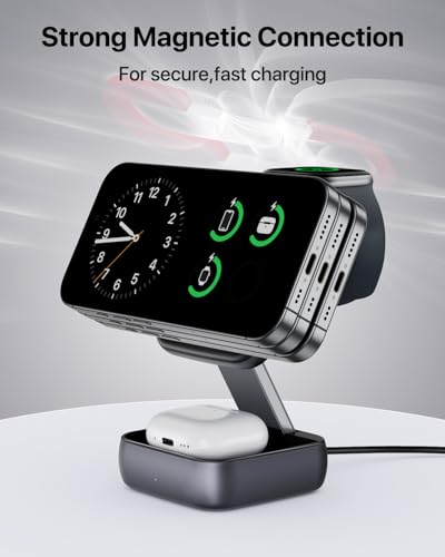 UEQ 3 in 1 Wireless Charging Station for Apple Devic | Wireless Charge - Image 7