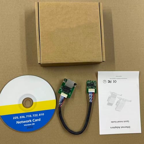 M.2 A+E Key to 2.5G Ethernet Adapter - NIC with Intel I226V, 100/1000/2500 Mbps RJ45 Stable Connection Cable Length 20cm, Compatible with OpenWRT | Windows | Linux | Server | PC | SBC (A+E with Screw)