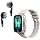 Zopsc Smart Watch with Earbuds, 2.01 Inch HD Touch Screen 2 in 1 Smartwatch for iOS for Android, Sport Fitness Tracker Watch with Bluetooth Earbuds for Men Women (Silver)