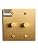 SELECT 2 Gang Solid Brass Rotary Dimmer Switch, 3-Way & 1-Way Compatible